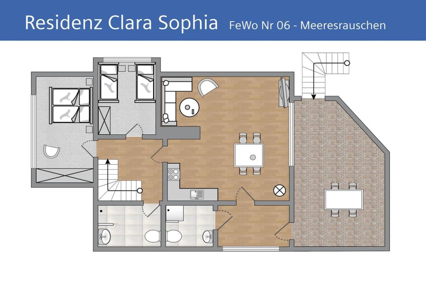 Ferienwohnung Meeresrauschen In Der Residenz Clara Sophia Binz Buitenkant foto