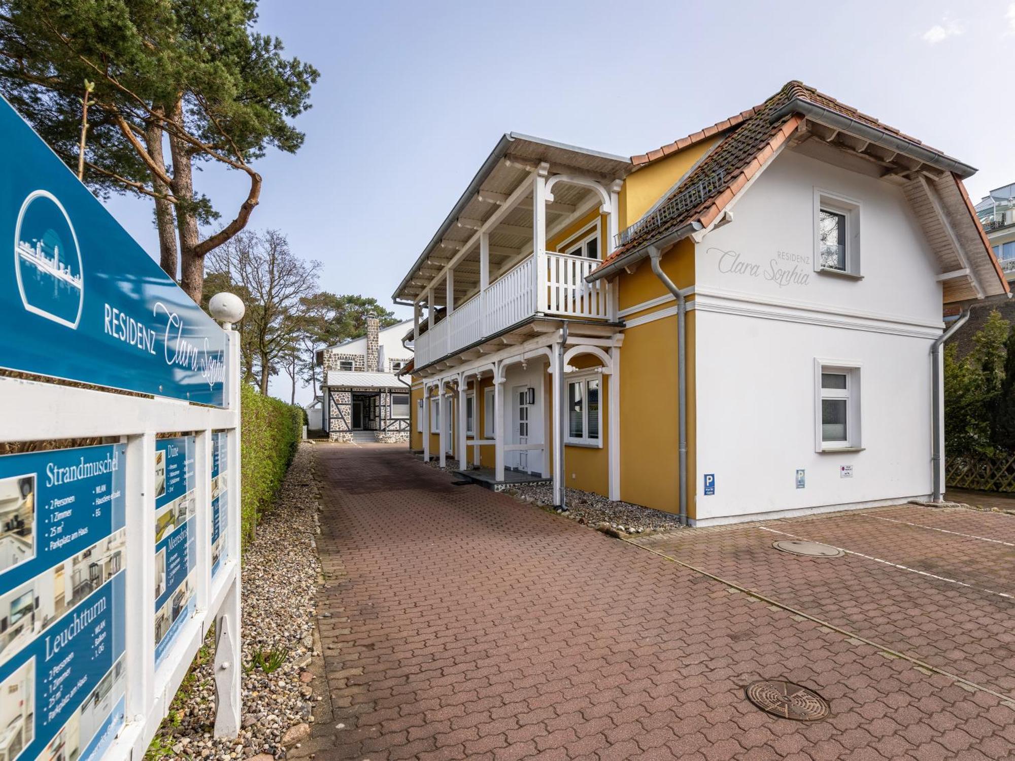 Ferienwohnung Meeresrauschen In Der Residenz Clara Sophia Binz Buitenkant foto